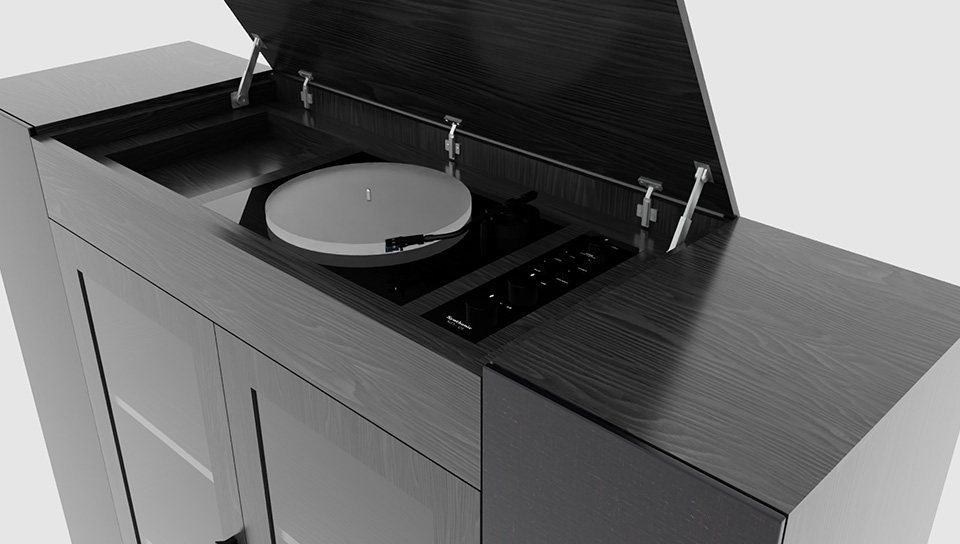 Record Player Console Concept